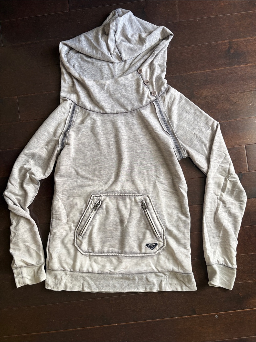 Roxy Gray Hoodie